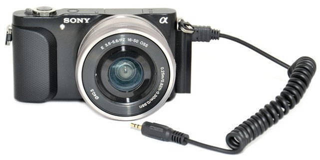 Kabllo telekomande JJC Cable F2 për Sony, për kamera A7 A6000 NEX RX, e zezë