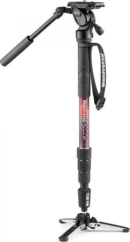 Monopod Manfrotto Element MII Video, seri 400, alumini, i zi