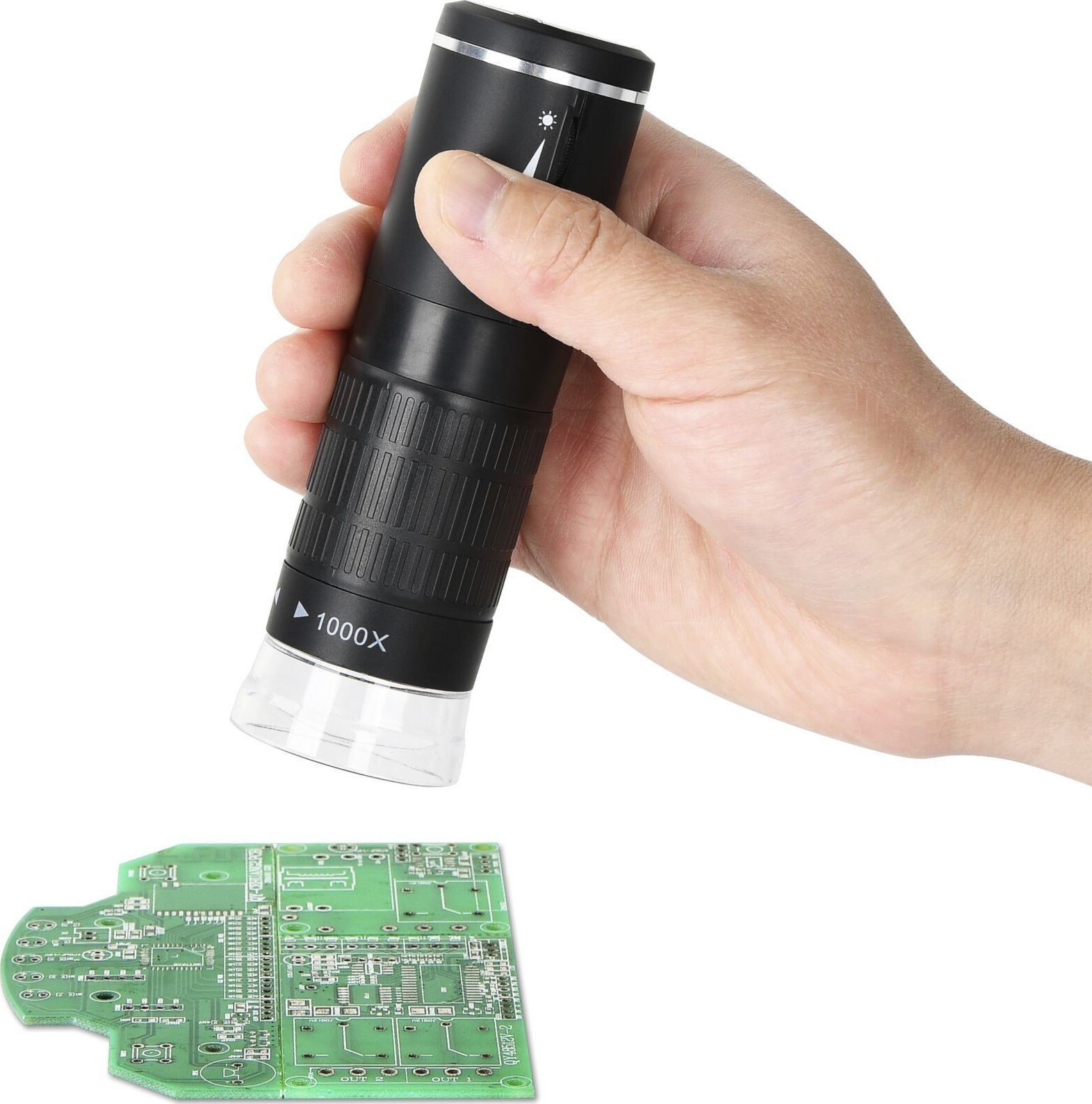 Mikroskop digjital Reflecta DigiMicroscope WIFI 2.0, lidhje WiFi, portativ, i zi