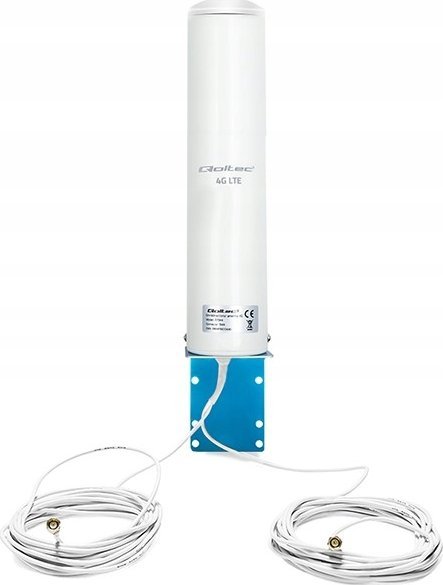 Антена 4G LTE Qoltec DUAL, 12dBi, омнидидекциска, бела