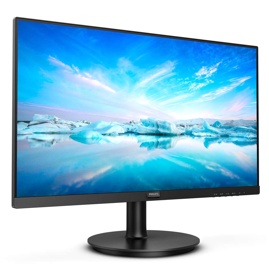 Monitor LED Philips V-line 222V8LA, 22", Full HD, 75Hz, i zi