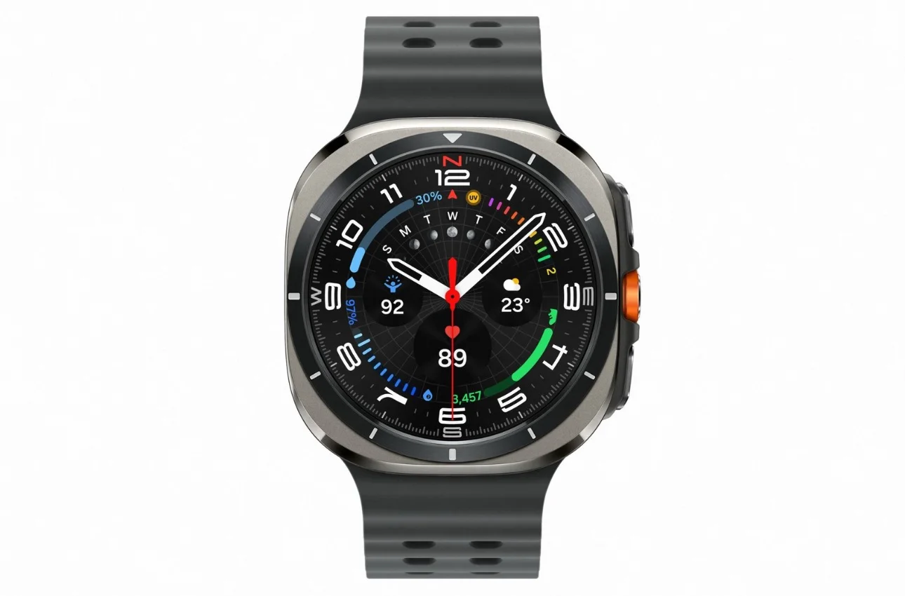 Orë Samsung Galaxy Watch Ultra (2025), 47mm, e argjendtë