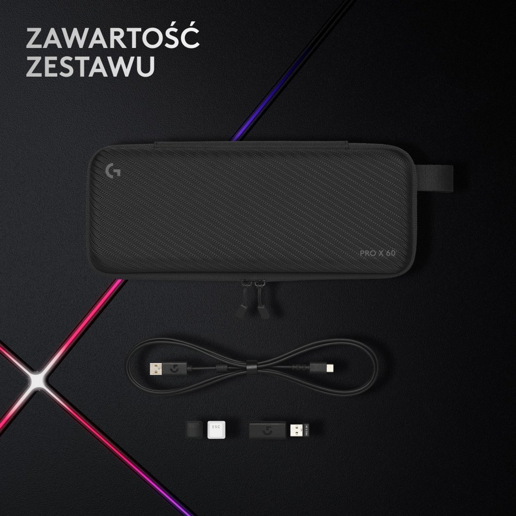 Tastierë Logitech Pro X 60 Lightspeed GX Brown, e zezë