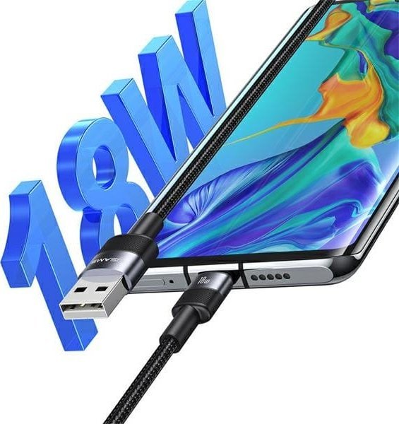 Сет кабли USB-C Usams SJ718, 3A, 1.2 m, челик, 30 парчиња