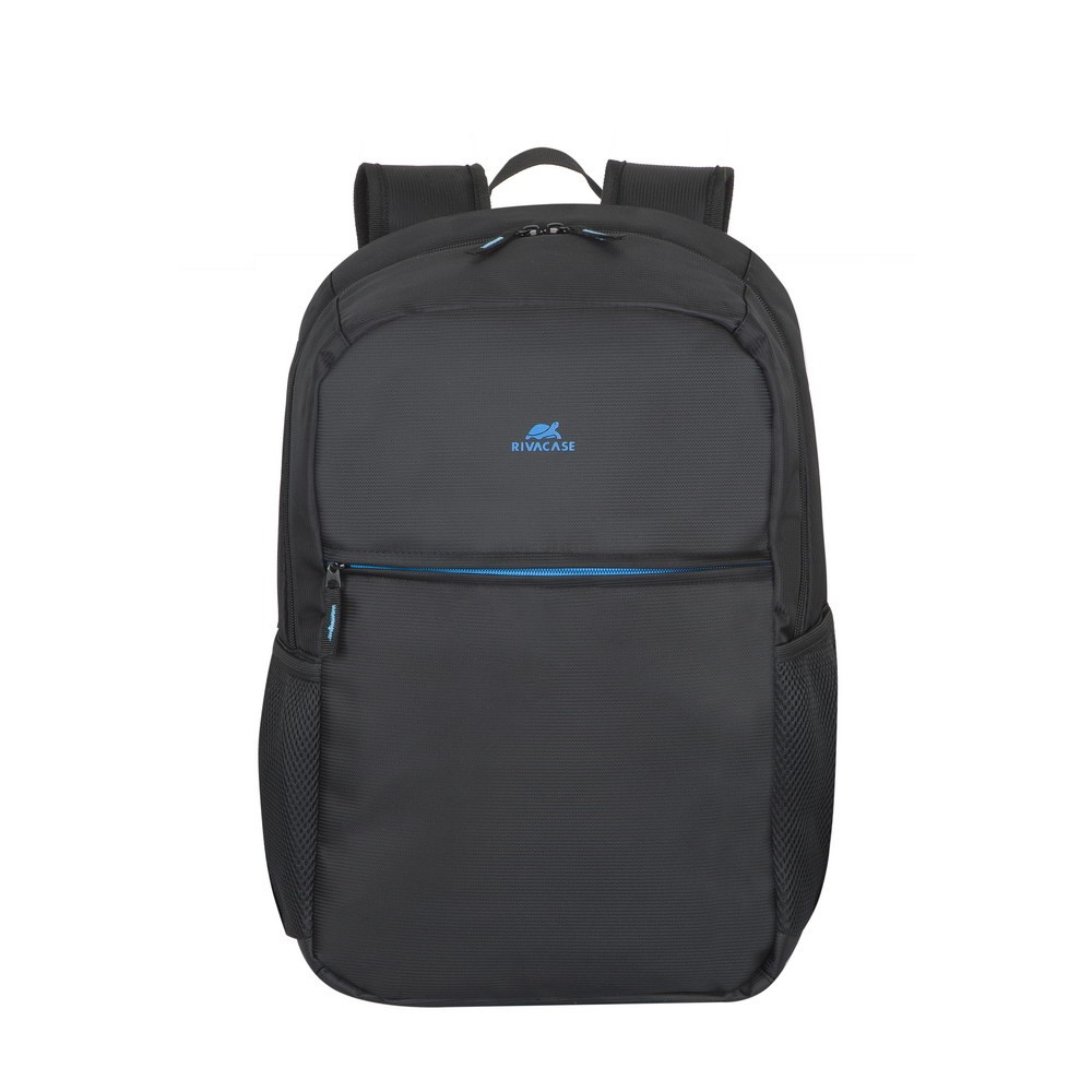 Çantë shpine për laptop RivaCase Regent, 17.3", e zezë / e kaltër