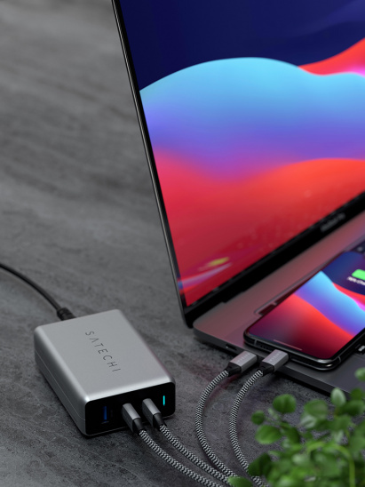Karikues kompakt Satechi GAN USB-C PD, 100W