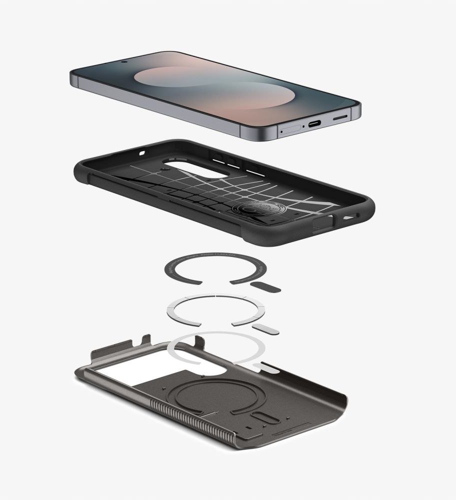 Mbulesë telefoni Spigen Slim Armor MagSafe, për Samsung Galaxy S25 FE, gri