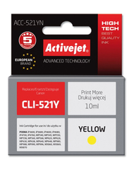 Ngjyrë për printer Activejet ACC-521YN (zëvendësim për Canon CLI-521Y), 10 ml, e verdhë