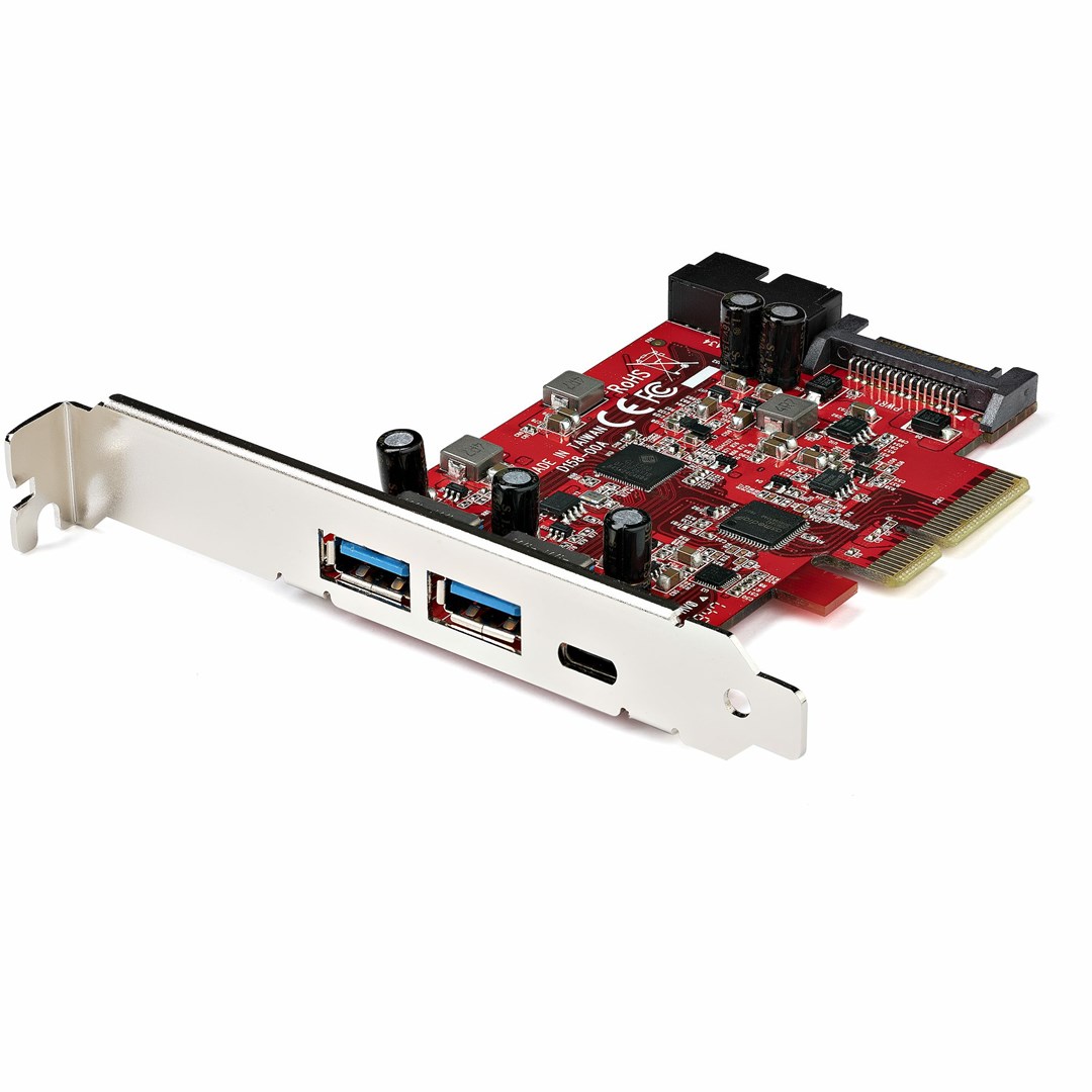 Kartë PCIe StarTech.com, 5 porte USB 3.1 Gen 2, 1x USB-C, 2x USB-A