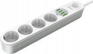 Shtepshtrija Energizer EPB2500W00EU, 3x AC 6x USB A, 2500W, kabllo 2m, e bardhë