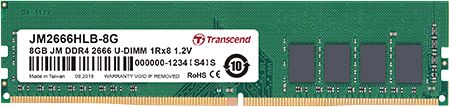 RAM Transcend JetRam DDR4, 32 GB, 2666 MHz, CL19