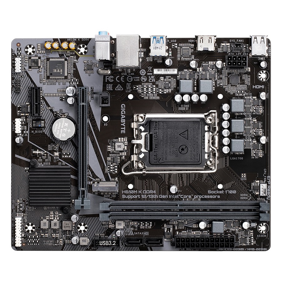 Pllakë amë GIGABYTE H610M K DDR4