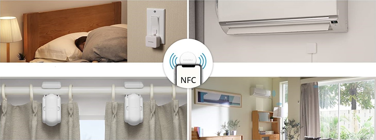 Etiketë NFC SwitchBot Tag, inteligjente, vetëngjitëse, e bardhë 5