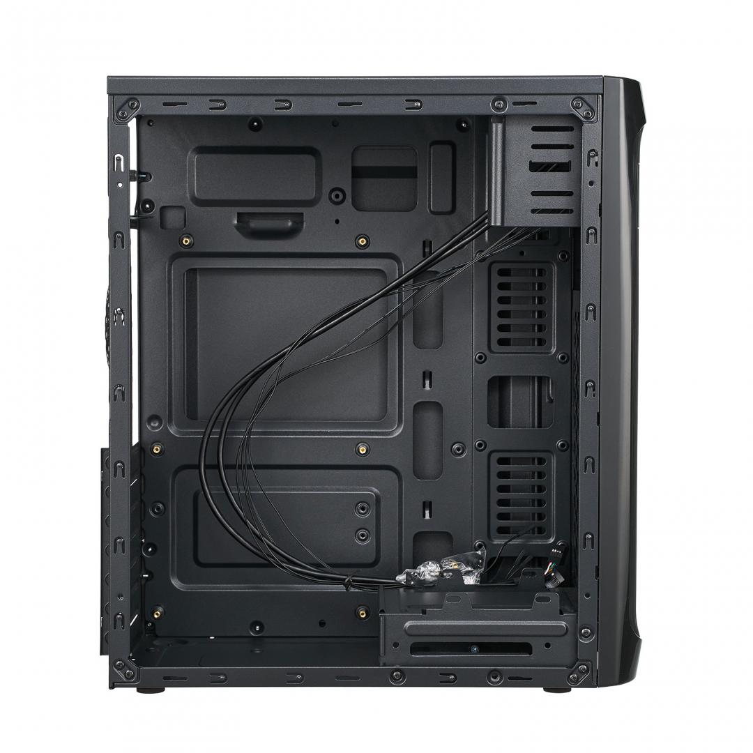 Kuti PC Serioux CLASSIC, Middle Tower ATX, pa furnizues energjie, e zezë