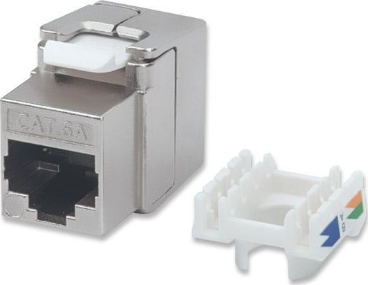 Modul keystone Intellinet 771986 Cat6a, 10 Gbit Ethernet, metalik