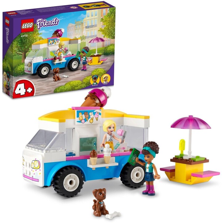 Set lodër LEGO® Friends 41715 Ice Cream Truck, 84 pjesë