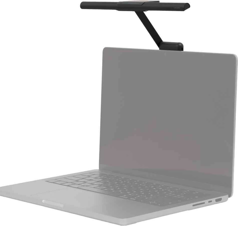 Lampë monitori BenQ LaptopBar, LED, auto-dimming, e zezë