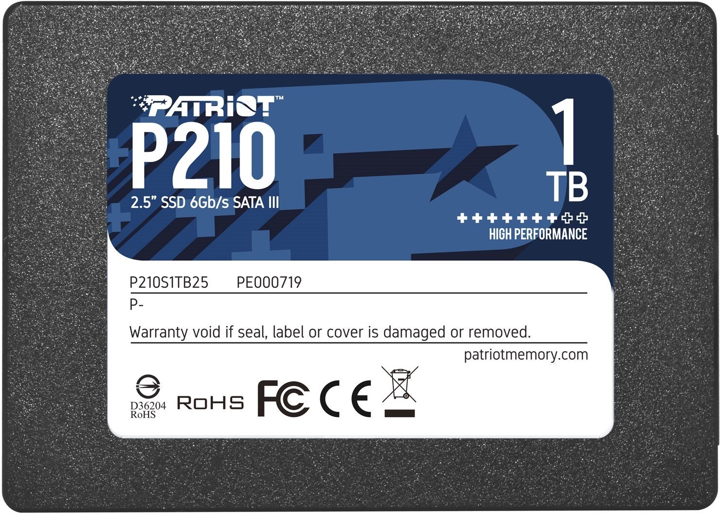 Disk SSD Patriot P210, 1TB, 2.5" SATA3