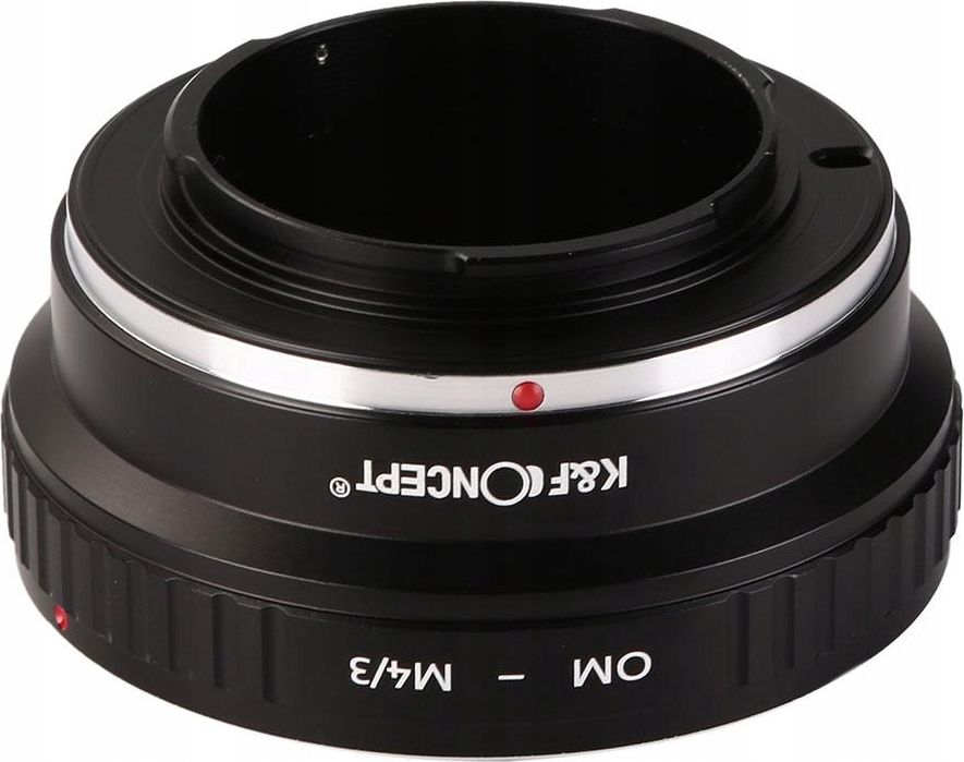 Adapter objektivi K&amp;F Concept KF06.145 për Olympus OM në Micro 4/3, fokus manual, metalik