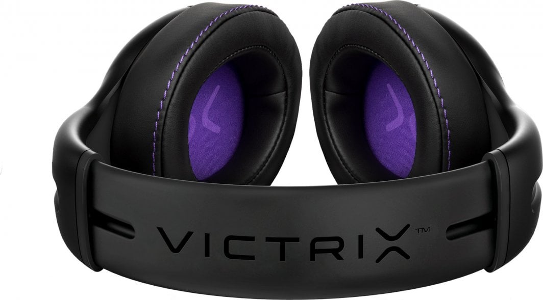 Kufje gaming VICTRIX Gambit, me kabllo dhe pa tela, i zi