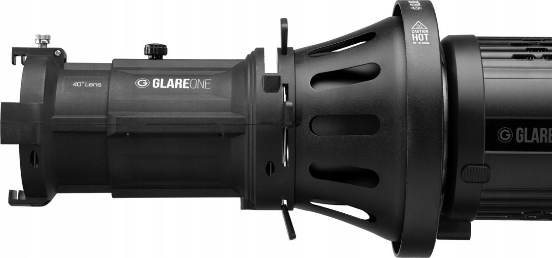 Akesor ndriçimi GlareOne Spotlight PRO 40°, Projection Snoot, për LED dhe blice studioje