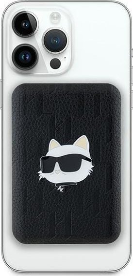 Power bank induktiv Karl Lagerfeld Choupette Head Pin MagSafe, 5000mAh, 15W, i zi