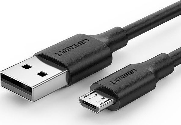 Kabllo USB Ugreen 60136, USB A në microUSB, 1 m, e zezë