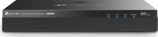 Videoregjistrues rrjeti TP-Link Omada VIGI NVR2016H, 16 kanale PoE+, 4TB, i zi