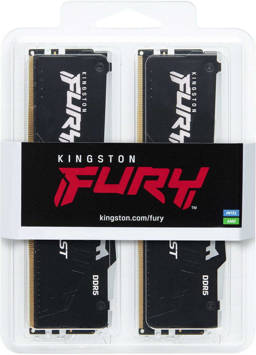 Memorie RAM Kingston FURY Beast, 64GB DDR5 5600MT/s, CL36, RGB