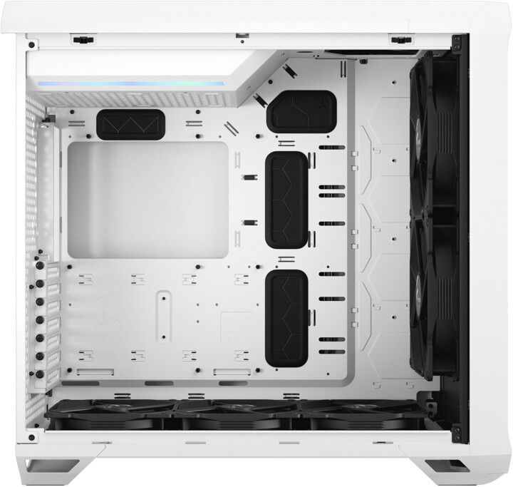 Kasë kompjuteri Fractal Design Torrent White TG Clear Tint