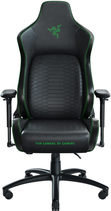 Столица Razer Iskur, XL, црно/зелена