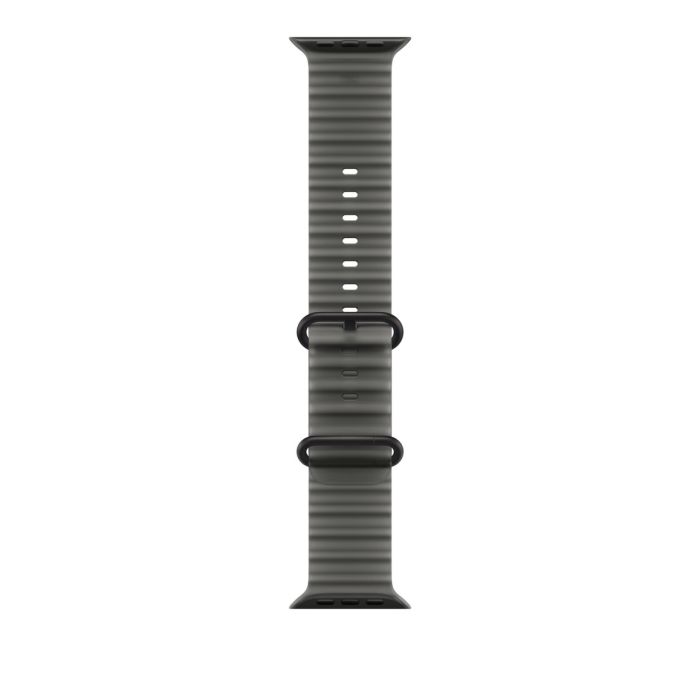 Apple Watch 49mm Translucent Black Ocean Band, Black Titanium Finish