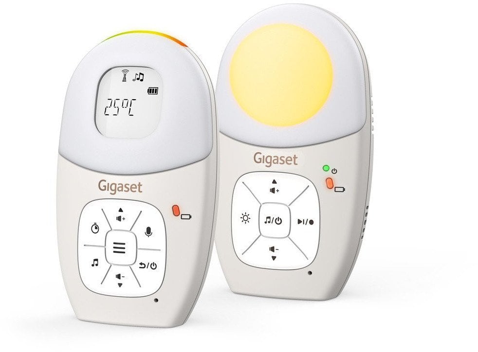 Monitor bebi Gigaset Baby 100, audio, 300m, gri e ngrohtë