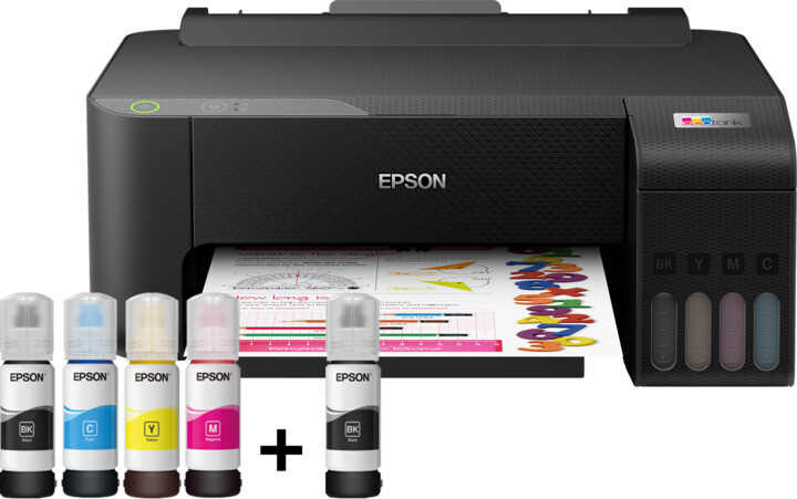 Printer Epson EcoTank L1210, sistem tank