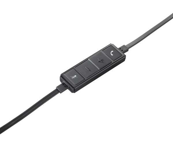 Kufje Logitech H650e, me kabllo, të hirta, të zeza