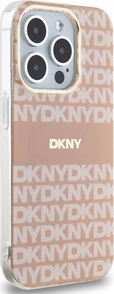 Kuti mbrojtëse DKNY DKHMP14LHRHSEP për iPhone 14 Pro 6.1", hardcase, MagSafe, rozë