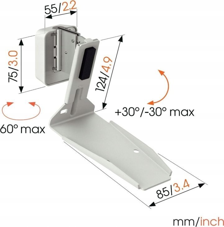 Mbajtëse murale Sonos SWM 4131, për altoparlant Era 300, e bardhë