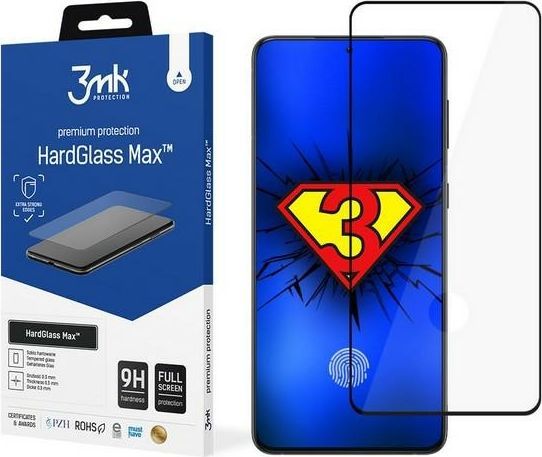 Xham mbrojtës 3MK HardGlass Max FP për Galaxy S21