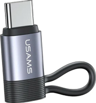 Adapter Lightning në USB C Usams AU17, 30W, alumini, i zi