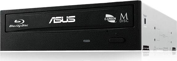 Njësi optike Asus BW-16D1HT për CD/DVD/Blu-ray, e zezë