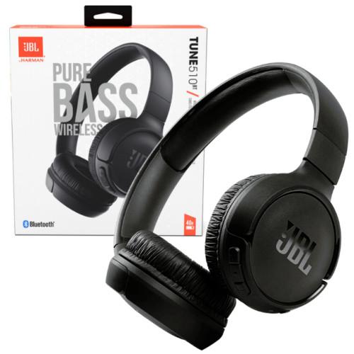 Kufje JBL Tune 510BT, Bluetooth, pa tela, të zeza