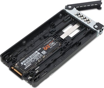 Tray i zëvendësueshëm SSD M.2 ICY DOCK ToughArmor MB833 MB834, për PCIe NVMe, 3.5", i zi