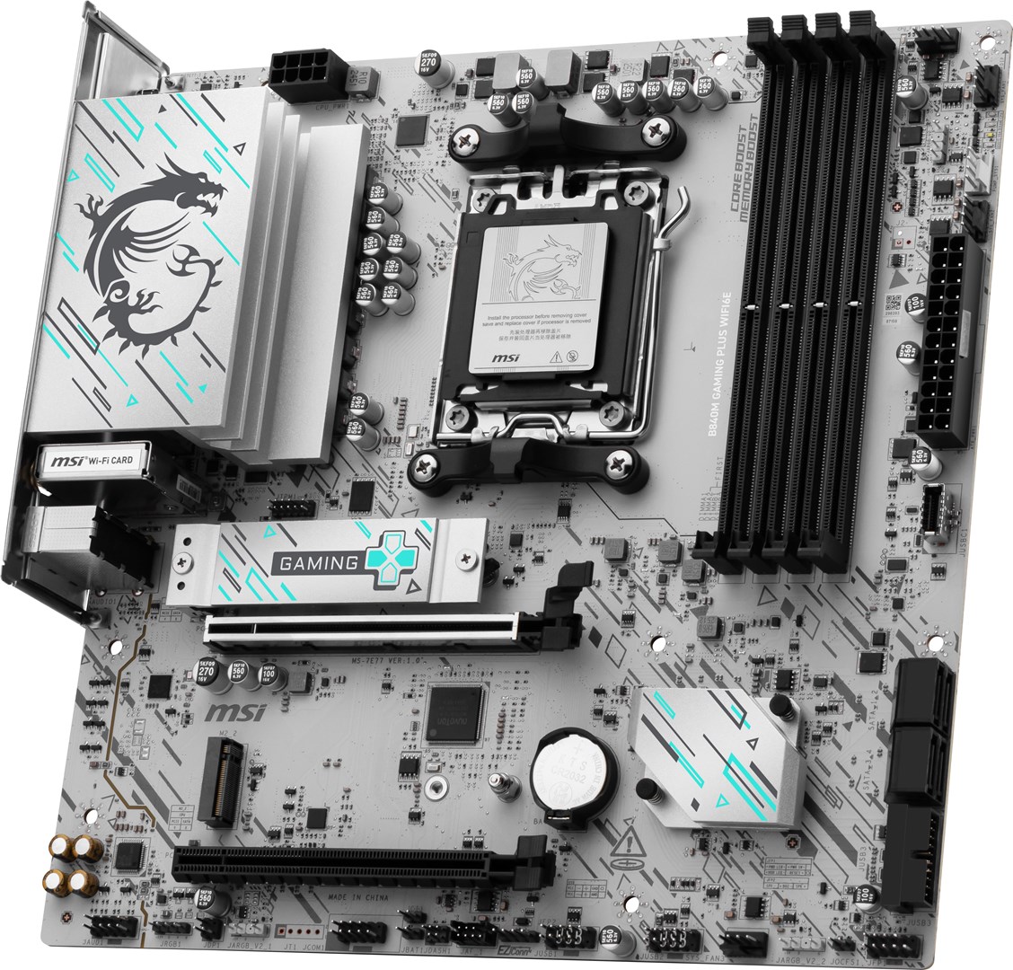 MSI B840M GAMING PLUS WIFI6E - micro ATX, Pllakë amë