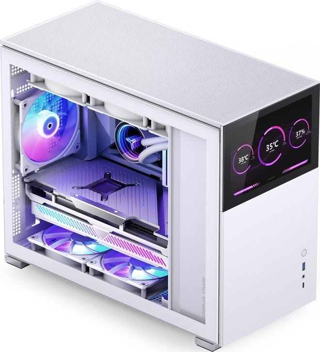 Kasë Jonsbo D31 Screen, e bardhë, Mini Tower