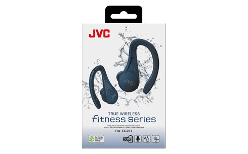 Kufje JVC HA-EC25TAU, True Wireless, Bluetooth 5.1, blu