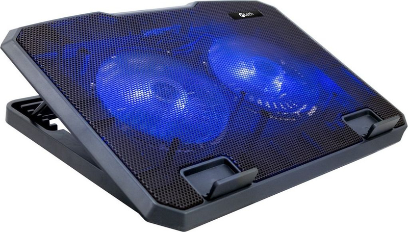 Bazë ftohëse laptopi C-Tech CLP-140, 15.6", 2 ventilatorë, LED blu
