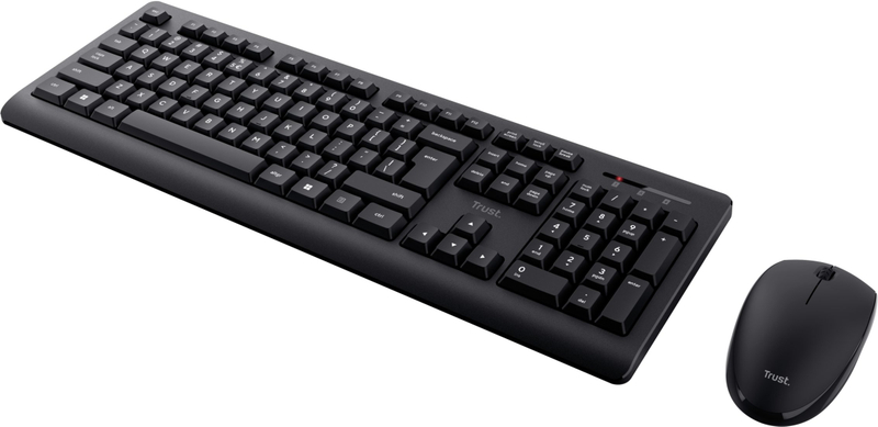 Set tastierë dhe mi Trust Primo, wireless, layout gjerman QWERTZ, i zi