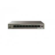 Switch rrjeti Tenda TEG1110PF-8-102W, 8 porta PoE Gigabit, 92W, metalik
