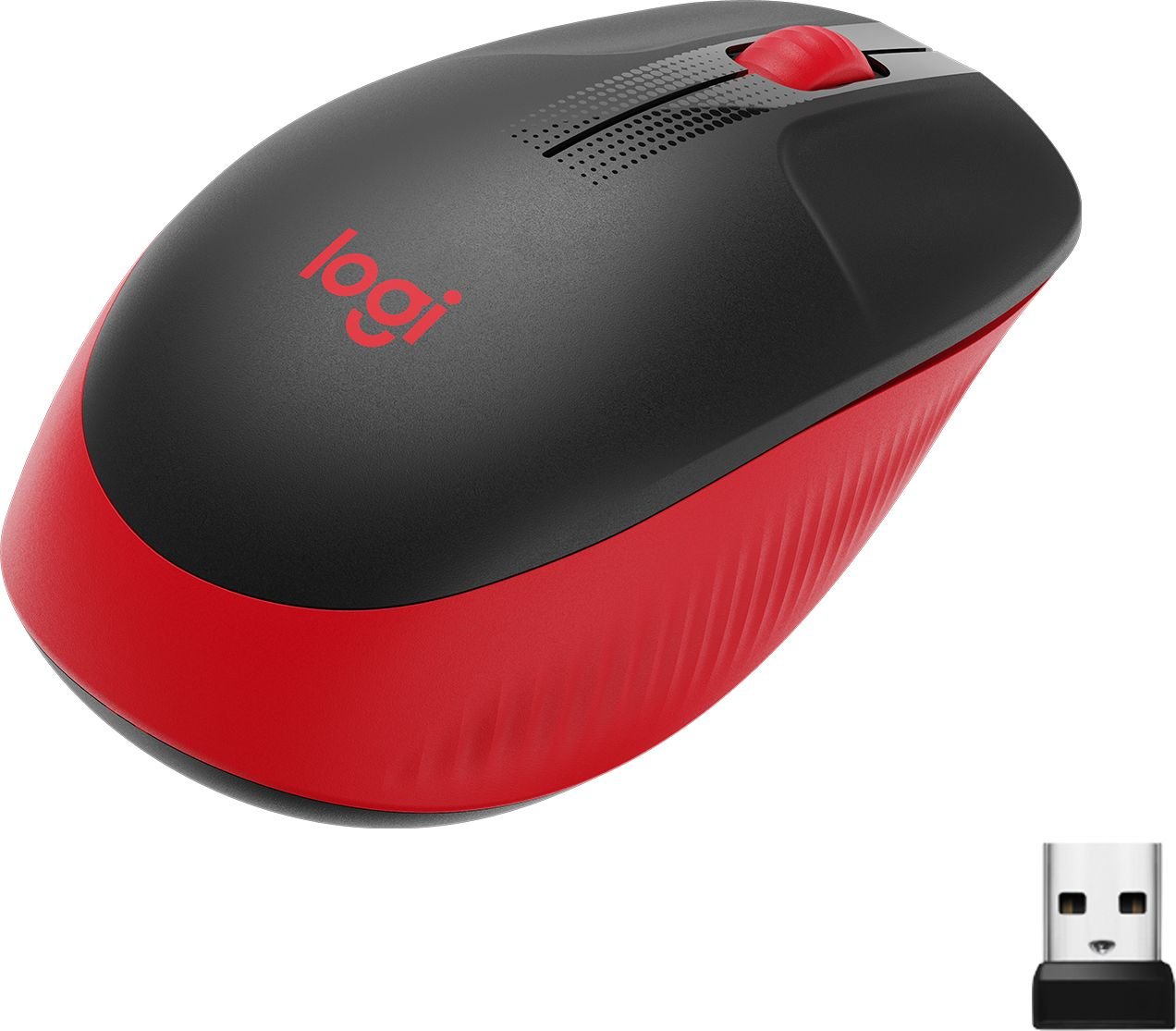 Maus Logitech M190 Full Size Studio Series, pa tela, optik, gri grafit