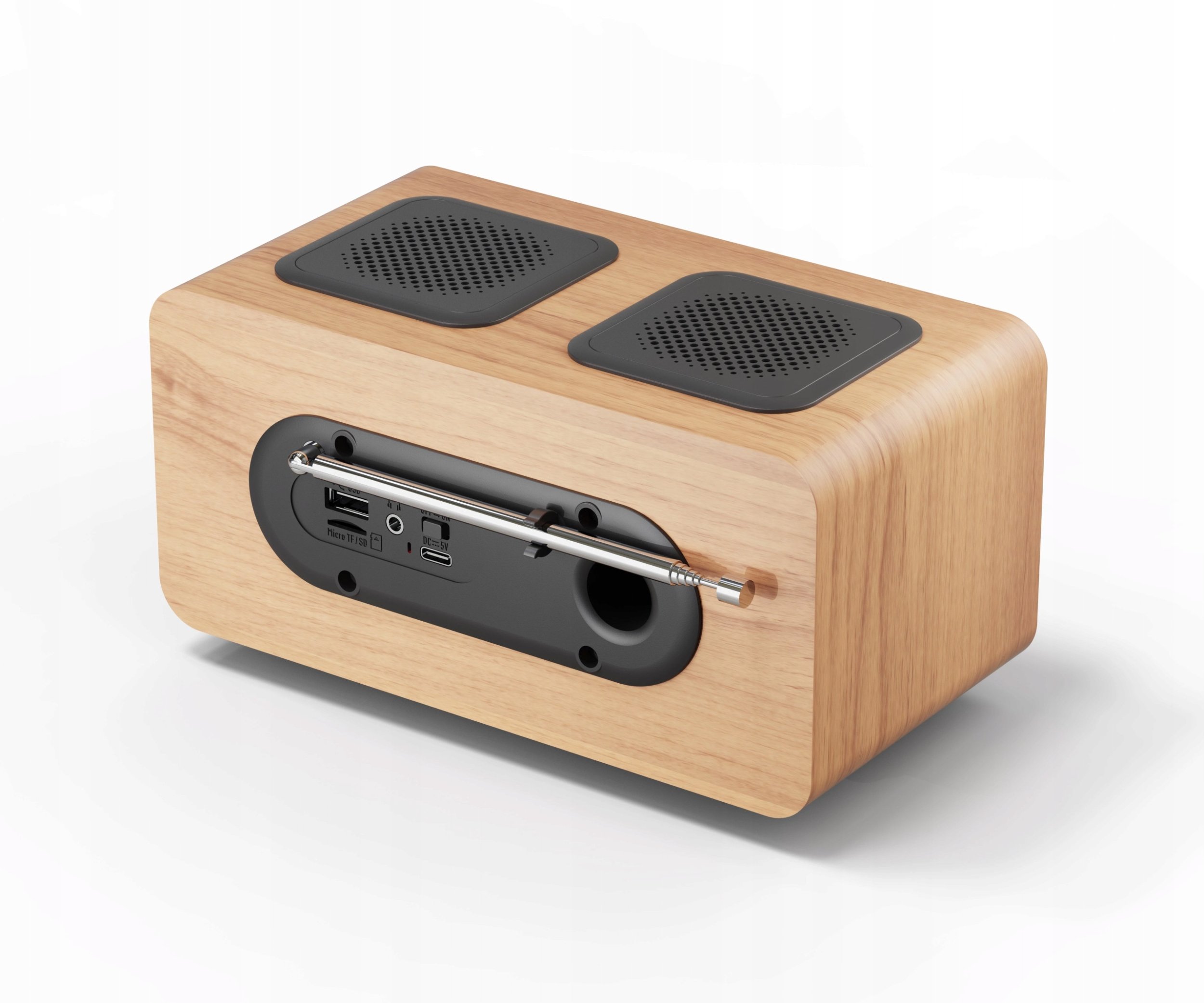 Radio portative Blaupunkt DR10CR, DAB+, Bluetooth, dru dhe e zezë